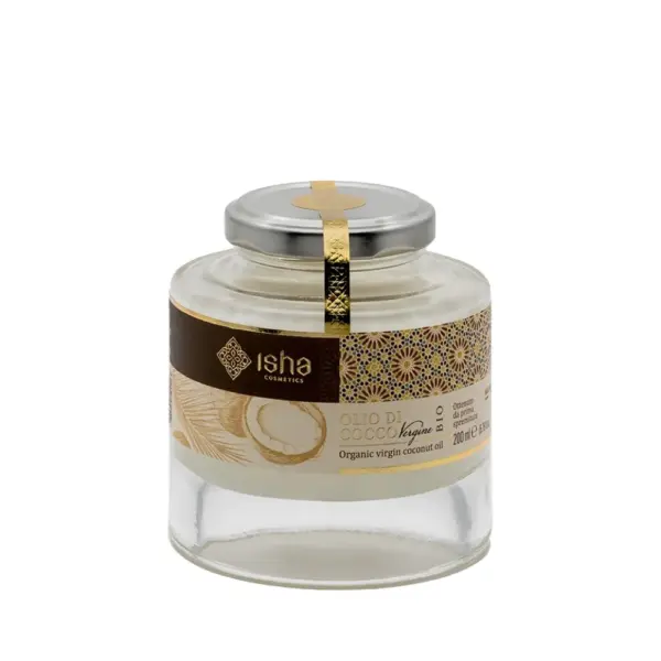 Isha Cosmetics Olio di Cocco Vergine Bio Prepoo Hidratante Piel y Cabello 150ml - Imagen 1